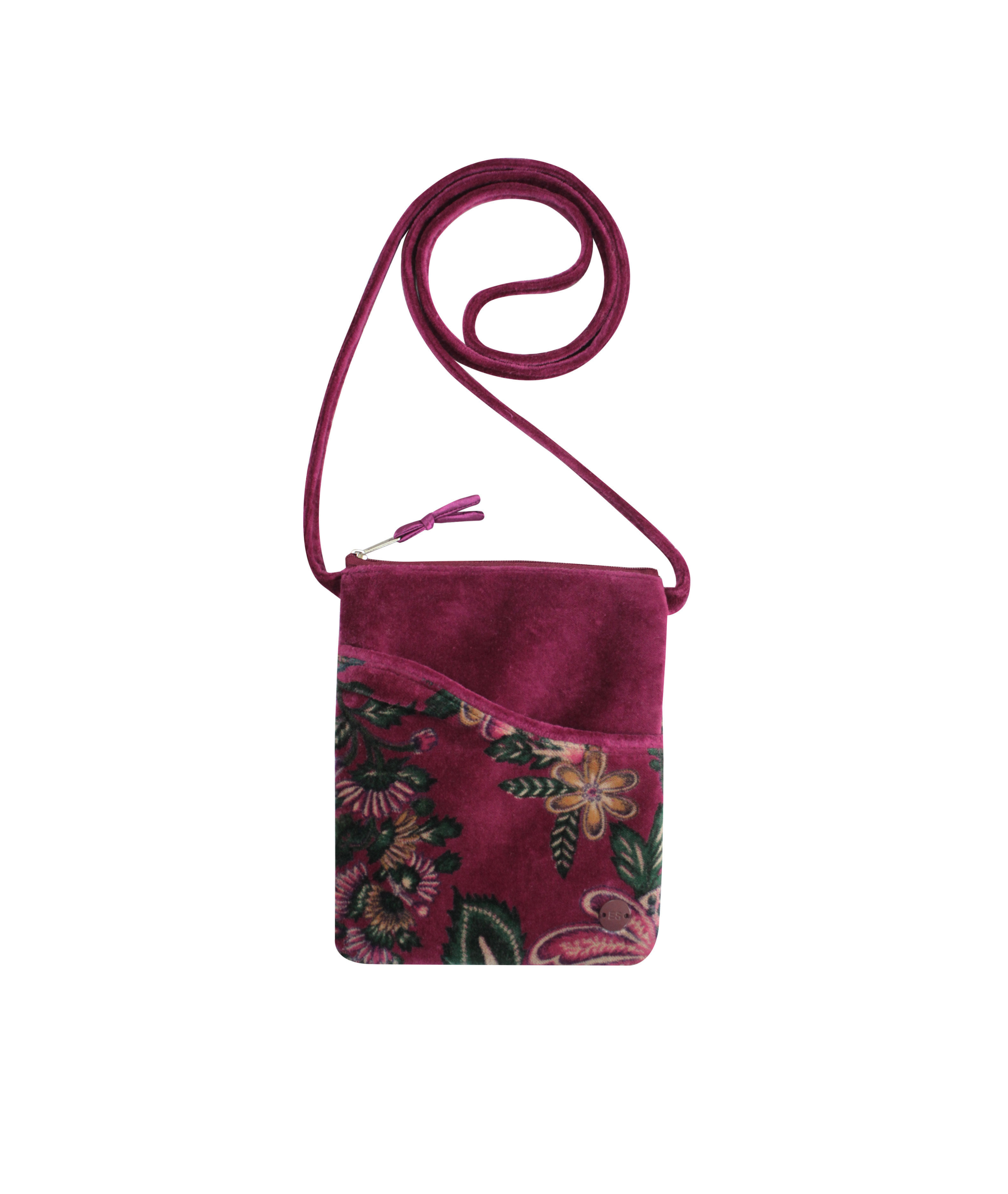 Earth Squared Velvet Sling Bag