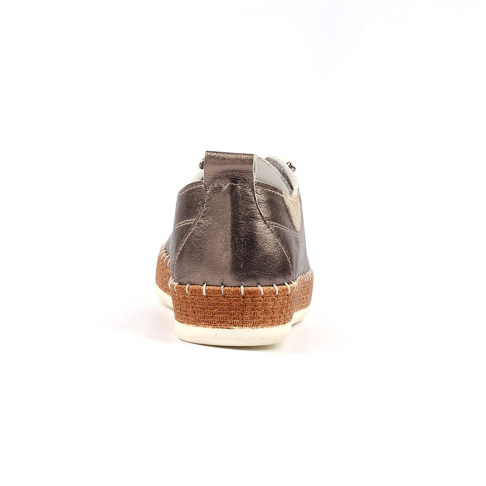 Thumbnail: Lunar Evie Leather Plimsoll