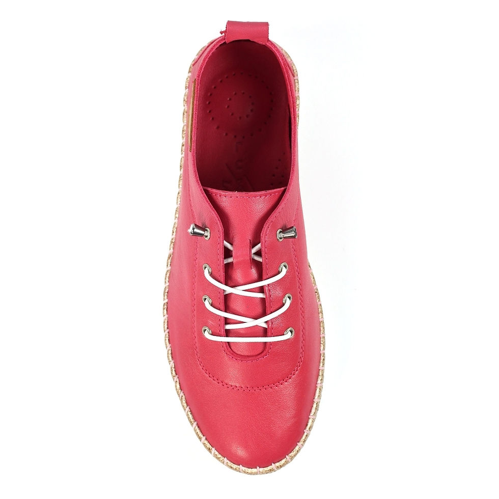 Thumbnail: Lunar Evie Leather Plimsoll