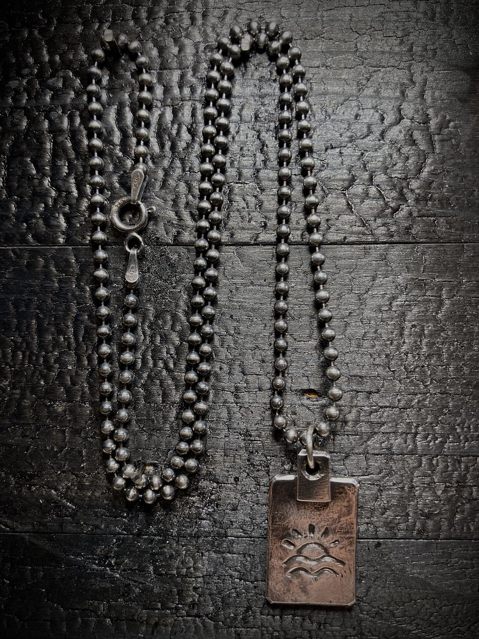 Thumbnail: NO15 Silver Sunrise Sunset Pendant