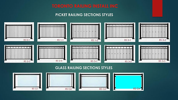 picket railings and glass railing catalog