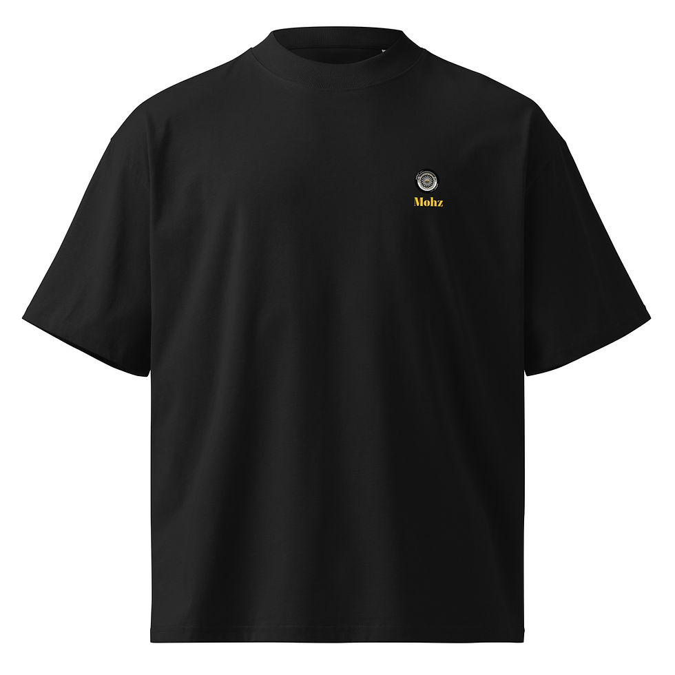 Miniature : T-shirt oversize coton BIO Classic wheel