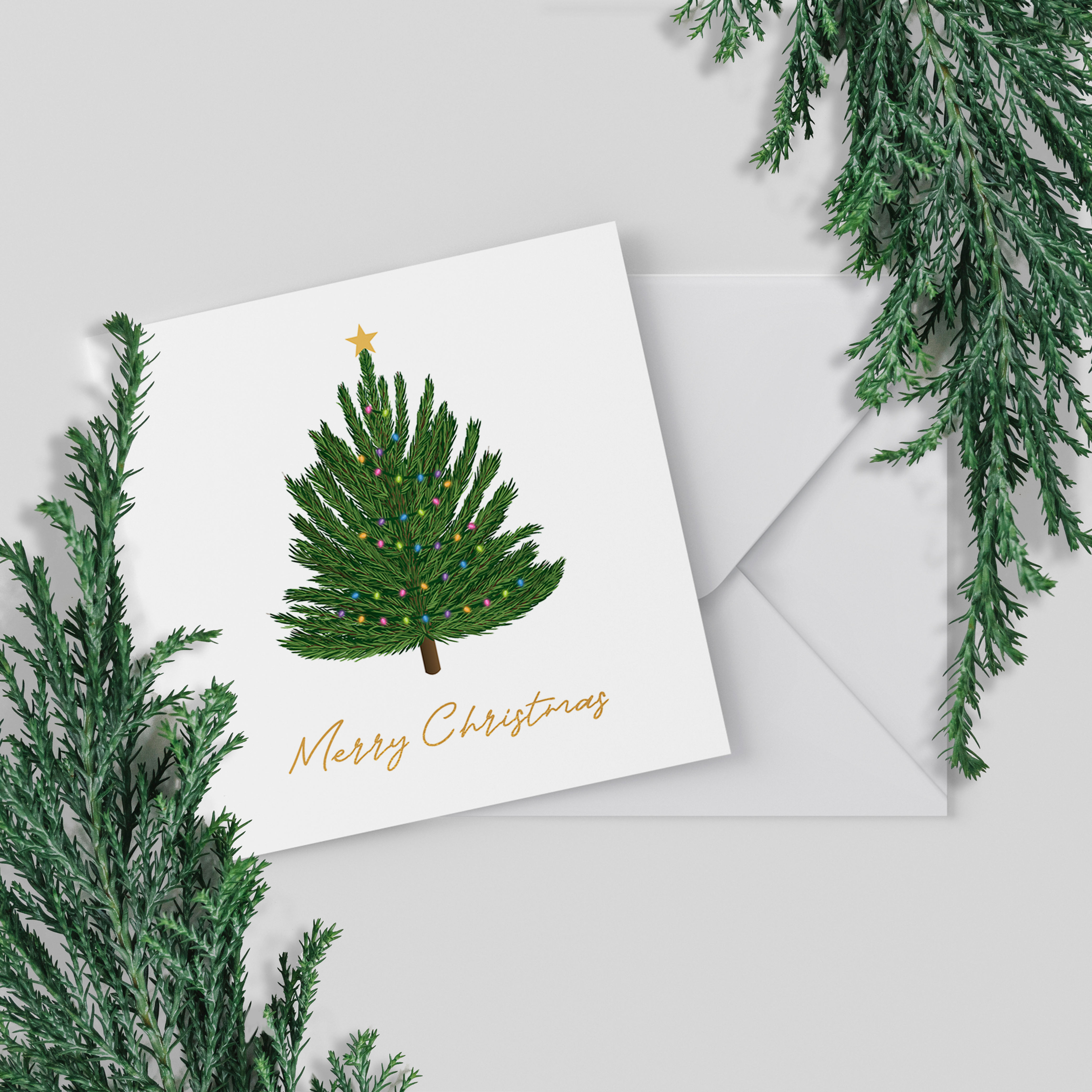 'A Classic Christmas' Greeting Card
