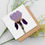 Thumbnail: 'Purple Iris' Greeting Card