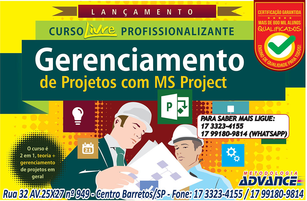 Metodologia Advance Curso Geren Project 2013-banner site