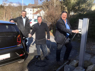 Neue E-Ladestation in Weidling