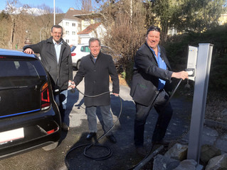 Neue E-Ladestation in Weidling