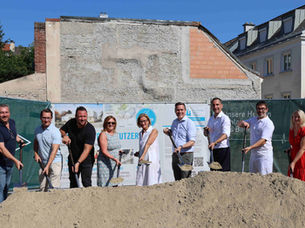 Spatenstich für neuen Kindergarten in Klosterneuburg