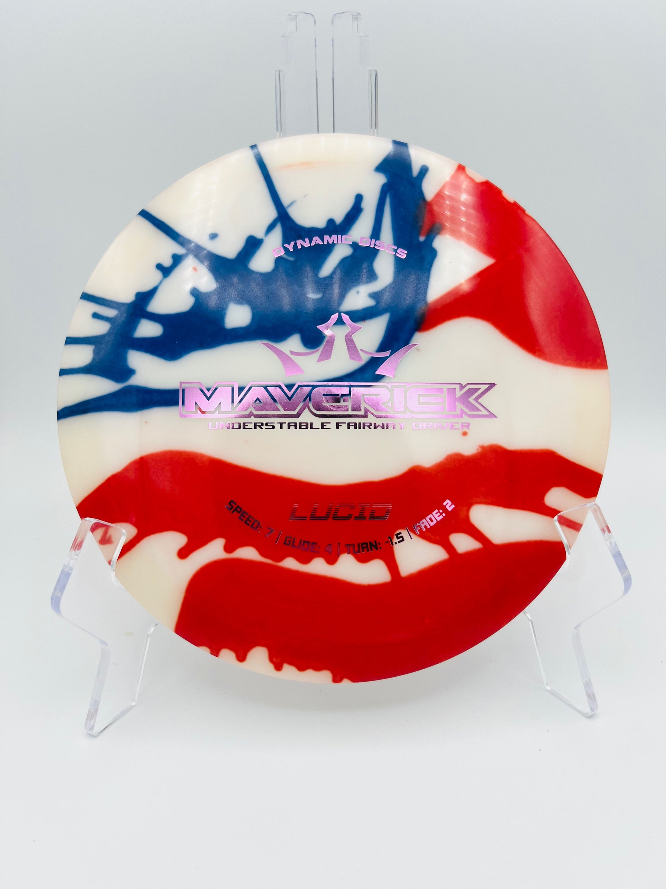 Dynamic Discs - MyDye American Flag Lucid - Maverick