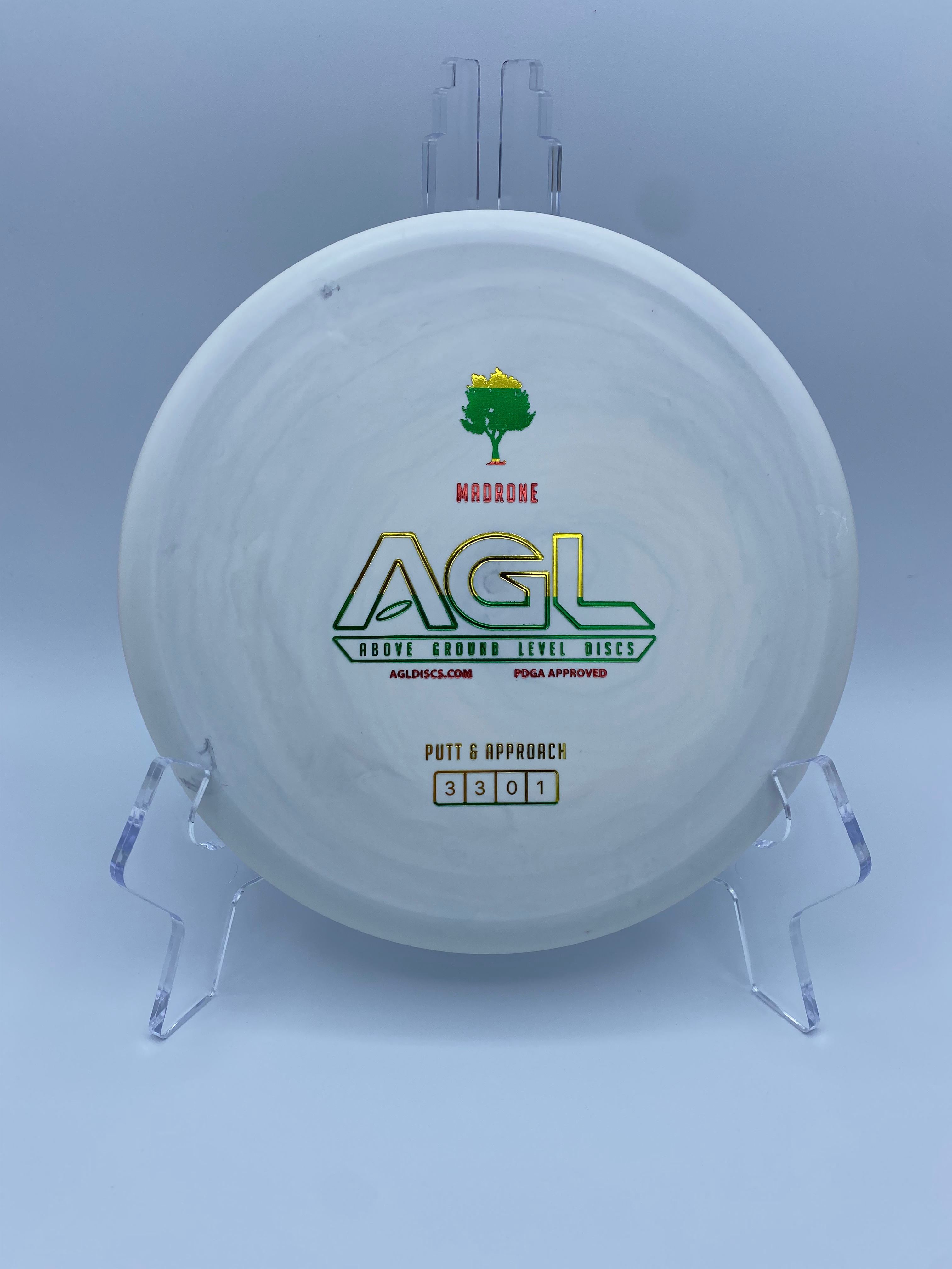 AGL Discs - Woodland Madrone (AGL Bar Stamp)