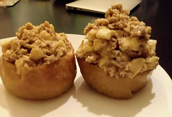 Oatmeal Stuffed Apples