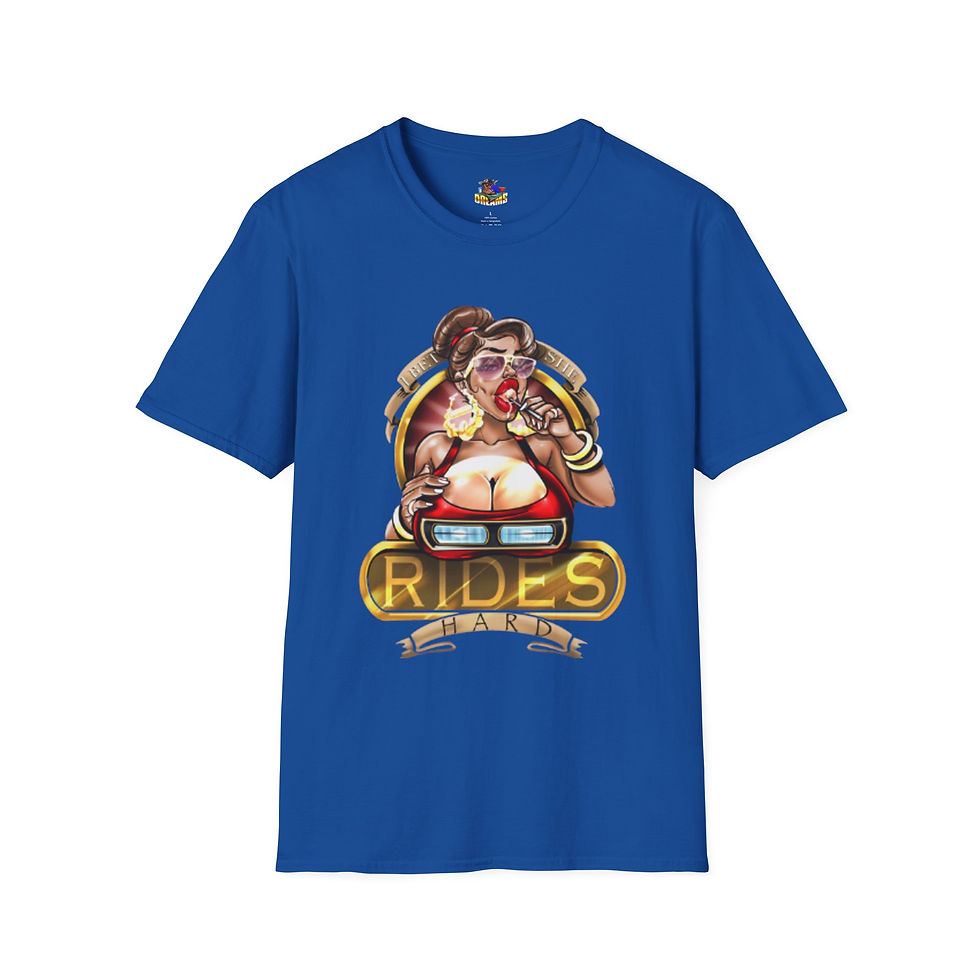 Thumbnail: "She Rides Hard" T-Shirt