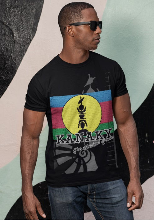 Thumbnail: T-Shirt unisex coton Kanaky The Magical Place