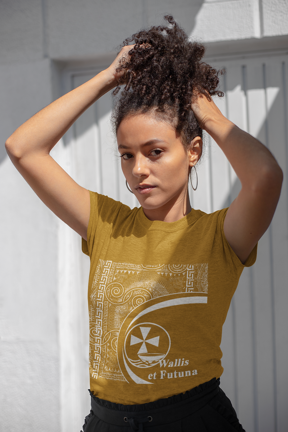 Thumbnail: T-shirt Unisex symboles de Wallis & Futuna