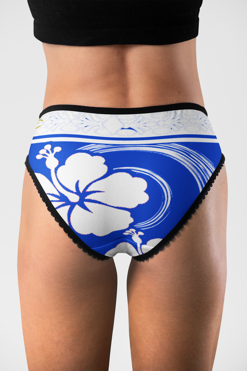 Miniature : Culotte Okana motif Hibiscus