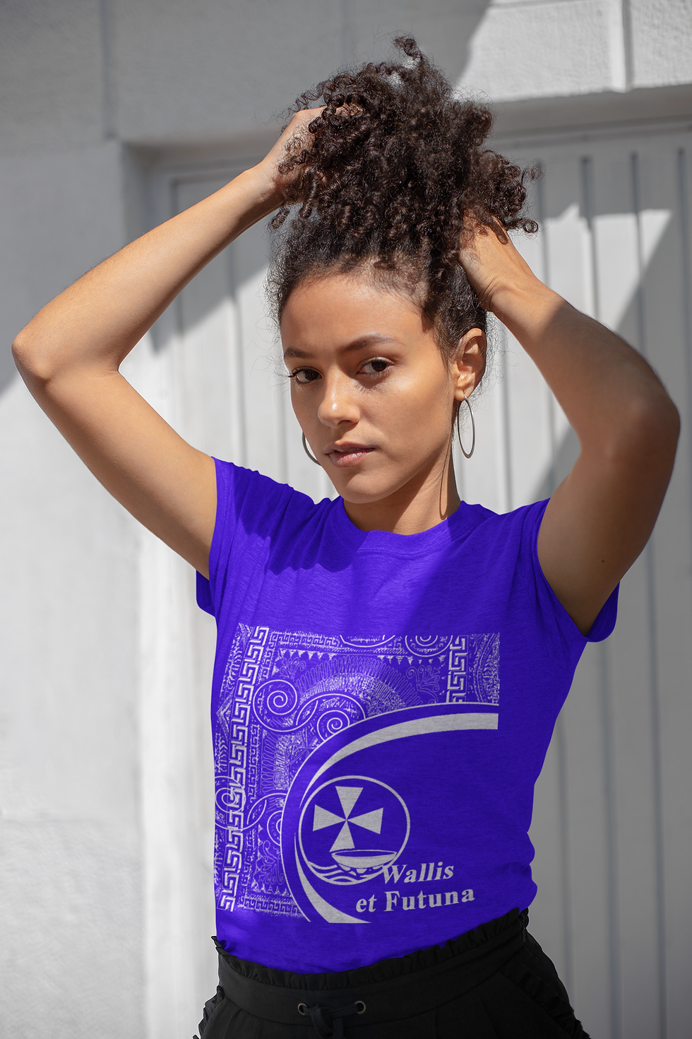 Thumbnail: T-shirt Unisex symboles de Wallis & Futuna