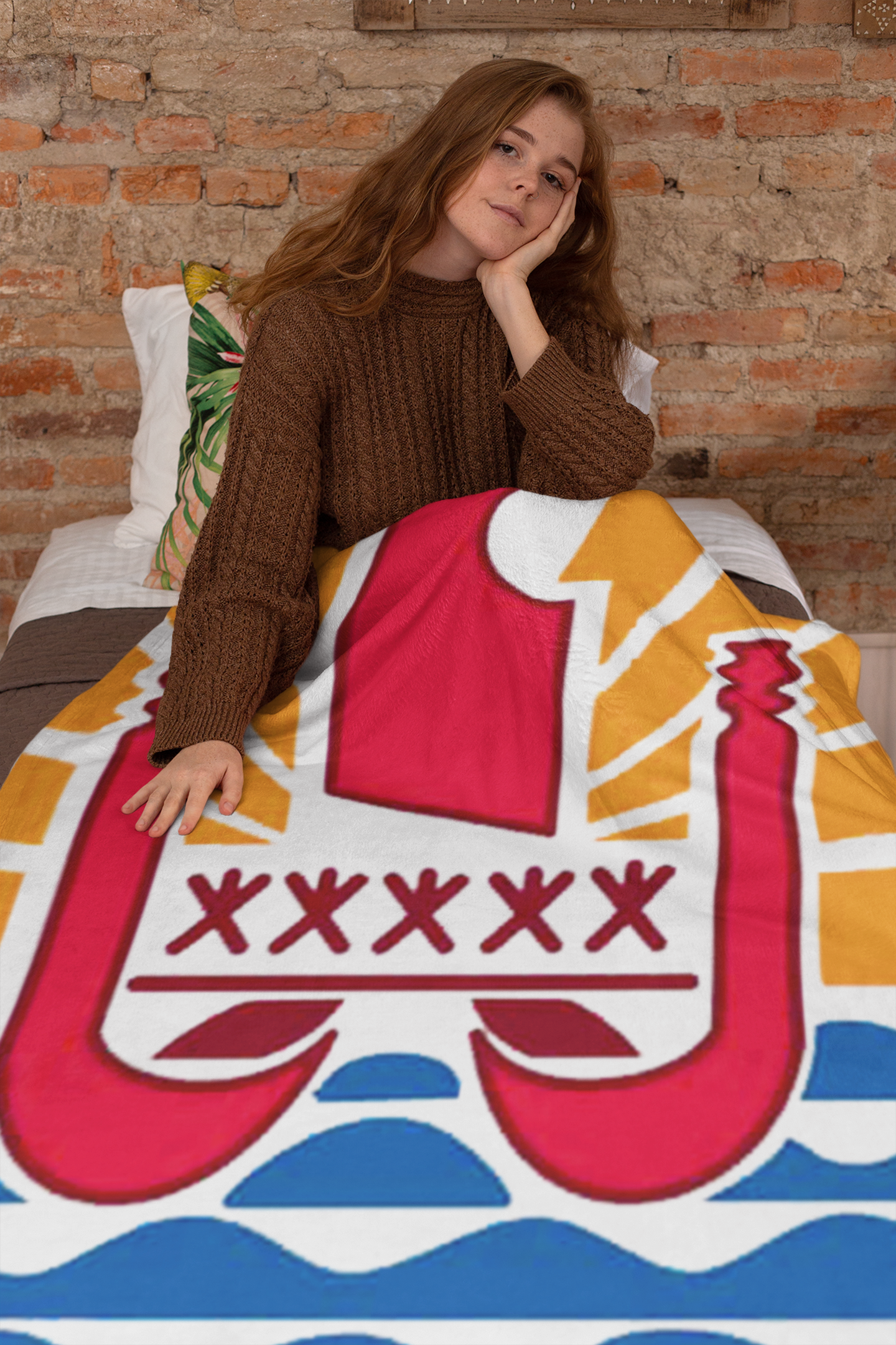 Couverture à motif personnalisé