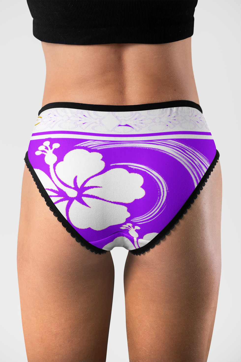 Miniature : Culotte Okana motif Hibiscus