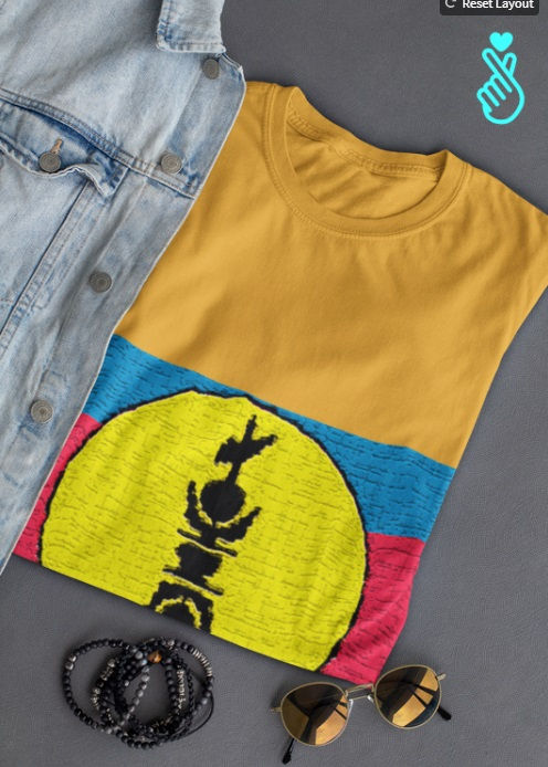 Thumbnail: T-Shirt unisex coton Kanaky The Magical Place
