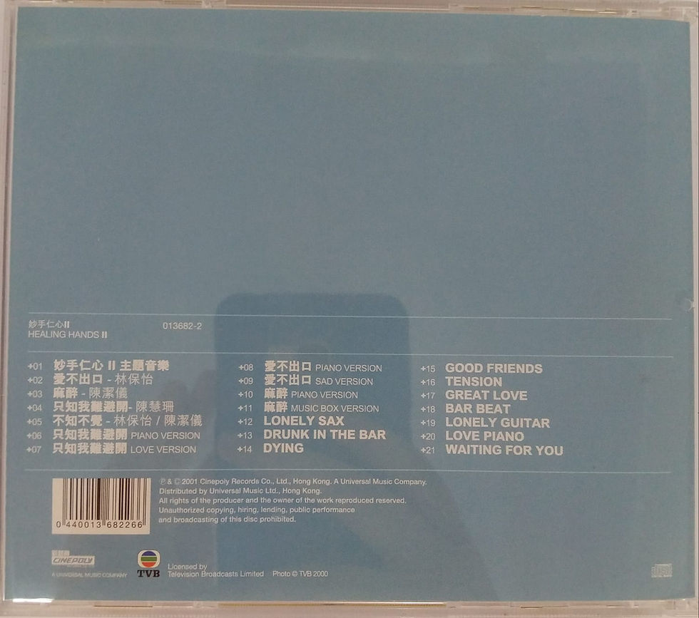 縮圖：妙手仁心II 電視原聲大碟