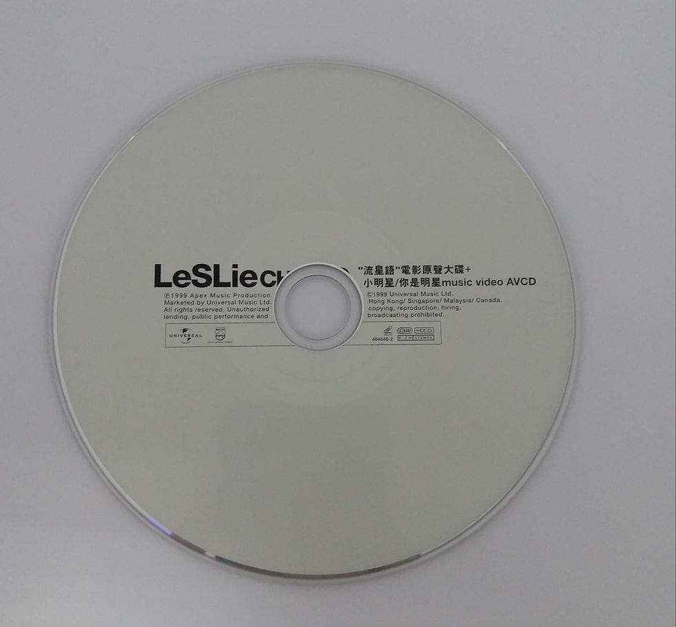 縮圖：張國榮 - 陪你倒數 (第一版)+電影"流星雨"原聲音樂大碟(CD+AVCD)