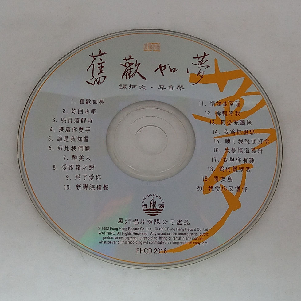 縮圖：譚炳文 ,李香琴  - 舊歡如夢