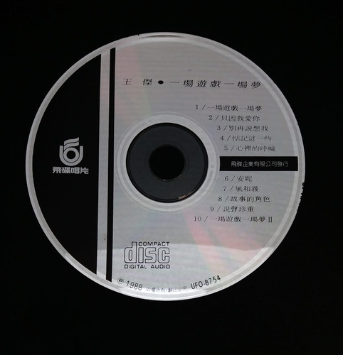 王傑- 一場遊戲一場夢(飛碟唱片/T111舊原版) | cdhkonline.com