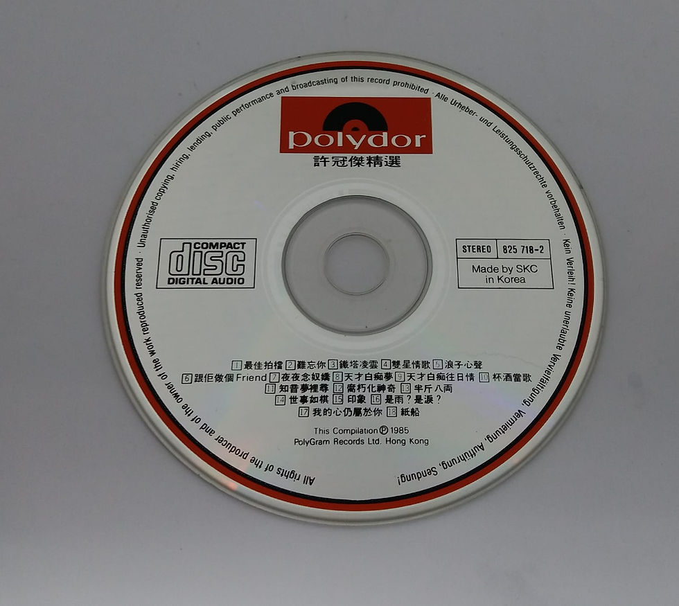 縮圖：許冠傑 - 許冠傑精選 (韓版)