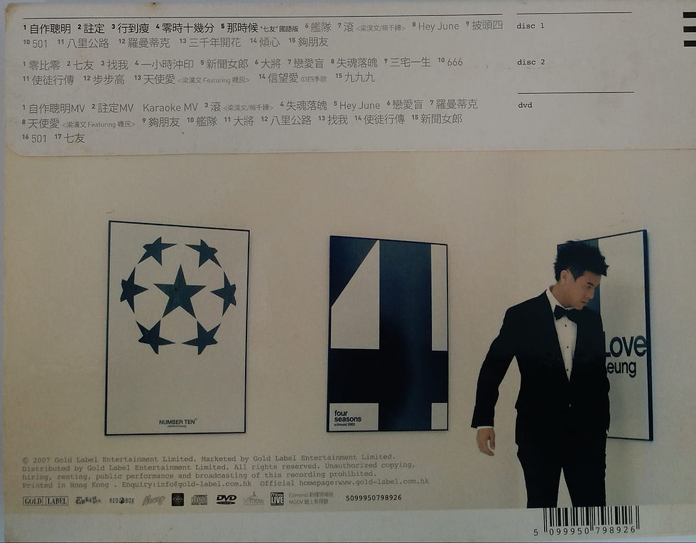 縮圖：梁漢文 - 梁漢文集 2007 新曲+精選(2 CD + DVD)
