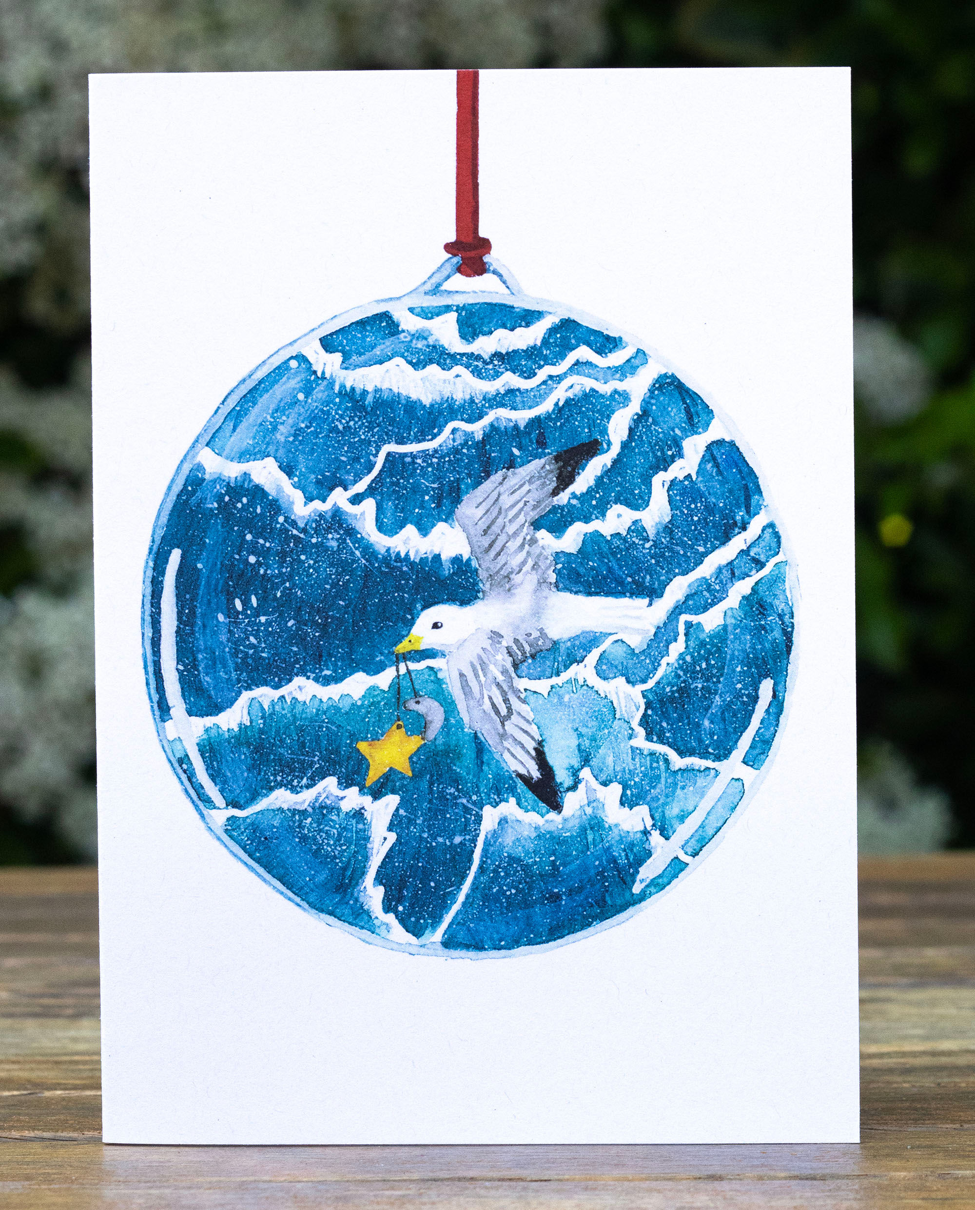 Wild Winter Kittiwake card