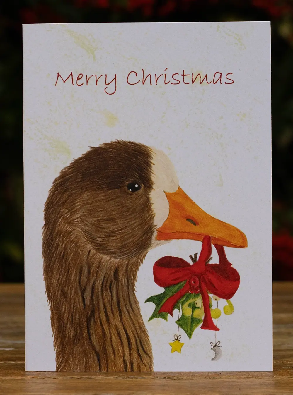 White-fronted Goose Wreath card