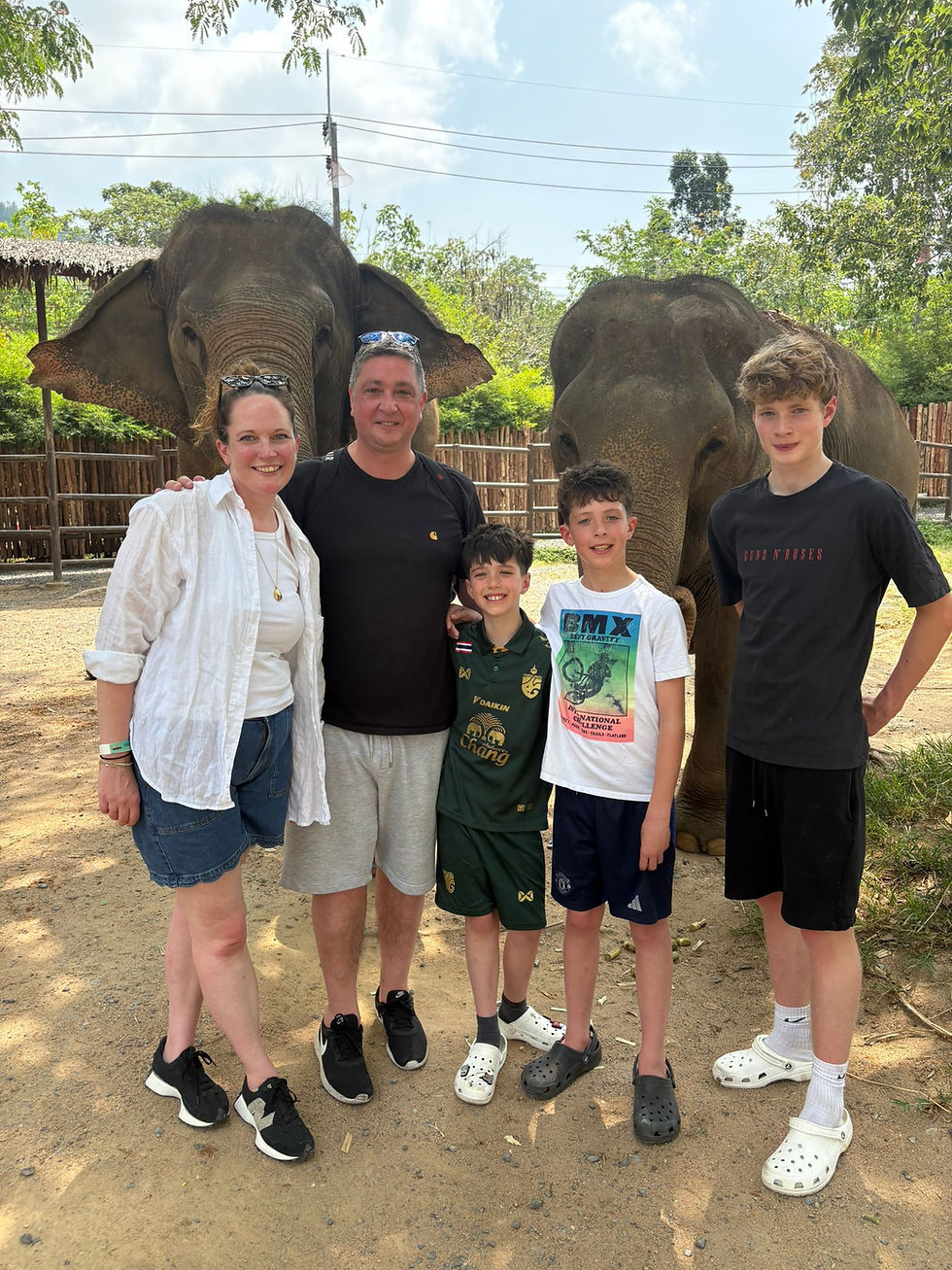 "We had an amazing time in Thailand - thank you so much for all your help" - The Aspin Family