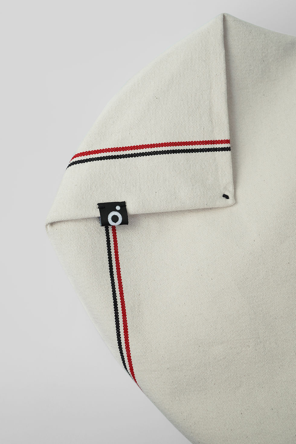 Thumbnail: Striped Canvas Bag Botton View
