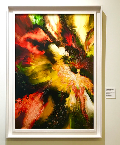 Peacock Angel by Yasemin Cengiz Cagatay at Galeri MCRD's exhibition in Scope New York 2020