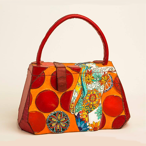 Dotted Artbag by Yücel Kale at Galeri MCRD's A La Recherche Du Temps Perdu exhibition