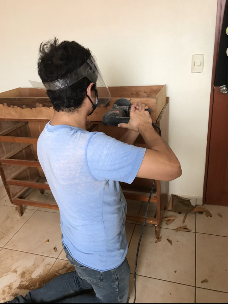 El nuevo look de un mueble antiguo