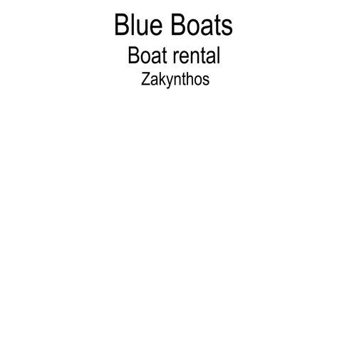 Blue Boats Boat Rental