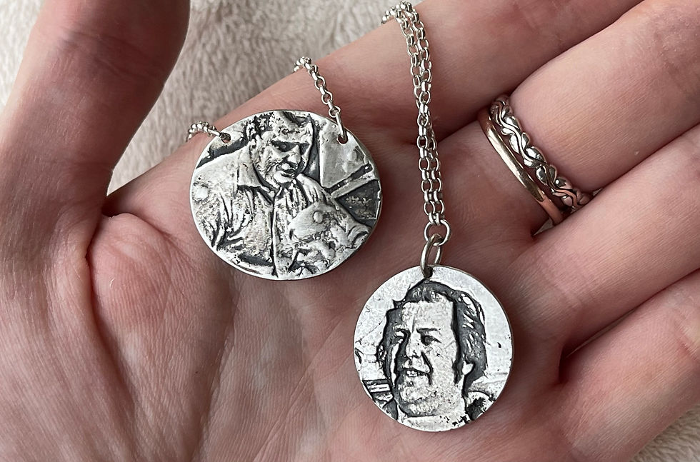 Thumbnail: Lithocast Necklace - Sterling Silver - Lithocasts by Hartorium®