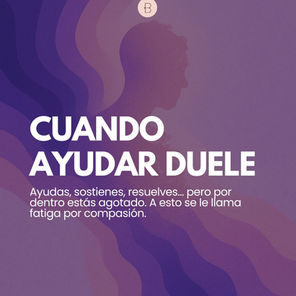 portada del artículo el arte de ayudar sin perderte
