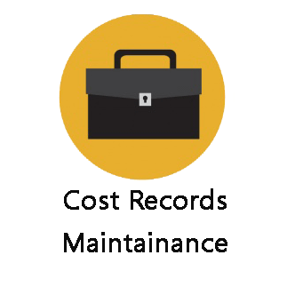 Cost records maintainance