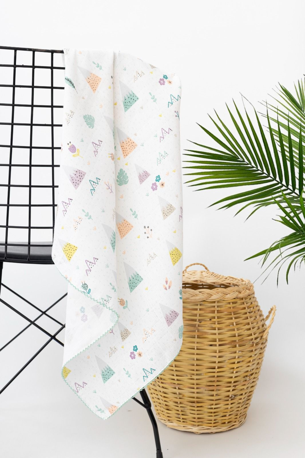 baskılı müslin battaniye