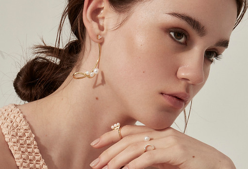 fresh water pearl earrings and rings