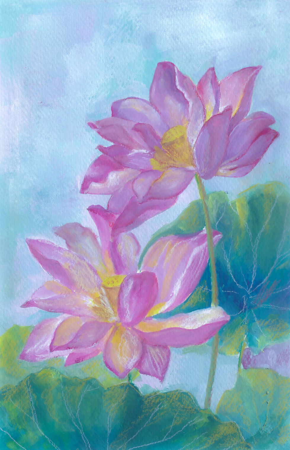 Lotus Painting