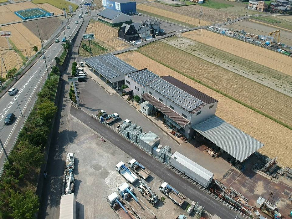 徳島市の株式会社コクレン　上空からの写真