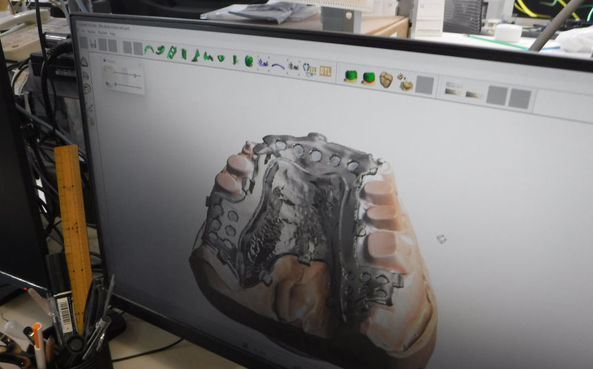 金属床を設計しstlデータに