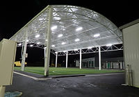 かりがねサッカー場 電気設備工事