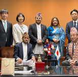 ネパール大使館・ポーデル大使と新潟県知事への特別表敬訪問