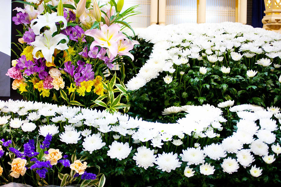 葬儀 祭壇の花
