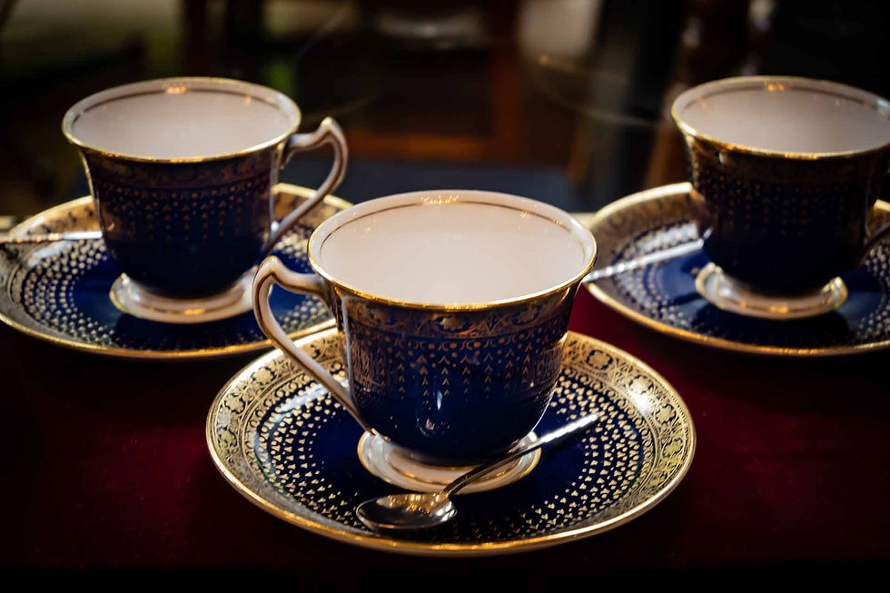 レトロな純喫茶のコーヒーカップ