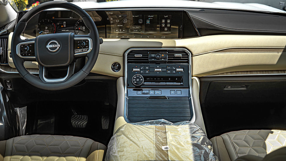 Miniature : Nissan Patrol Platinium City int beige